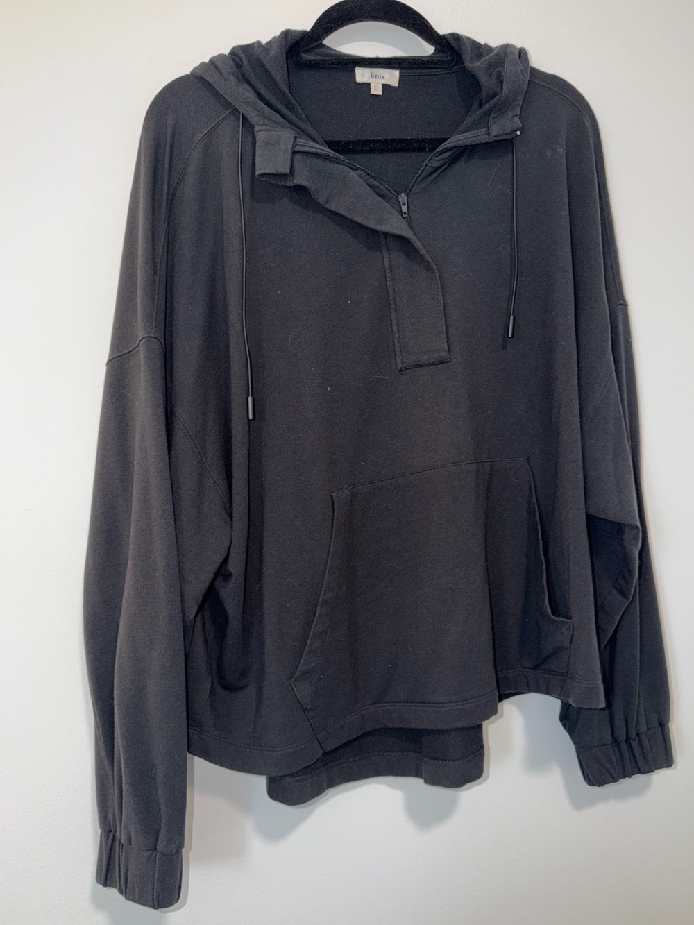 KNIX Good to Go oversized fleece hoodie Large - Picture 3 of 5